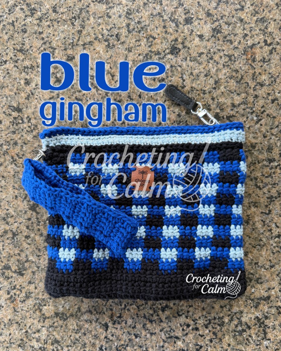 Feeling anything but blue about this gingham situation. 💙🖤