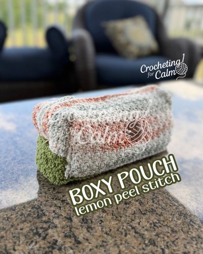 Boxy Pouch in Earth tones