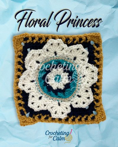 👑 Floral Princess Square