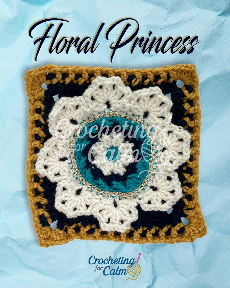 👑 Floral Princess Square