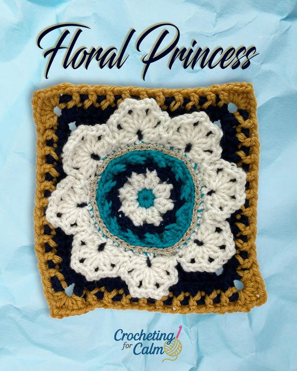 👑 Floral Princess Square