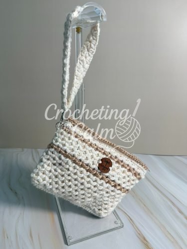 Crochet Flower Clutch