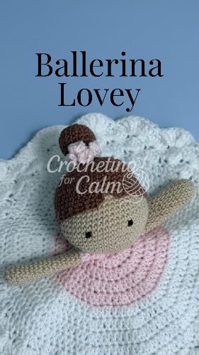 Ballerina Lovey Baby Blanket
