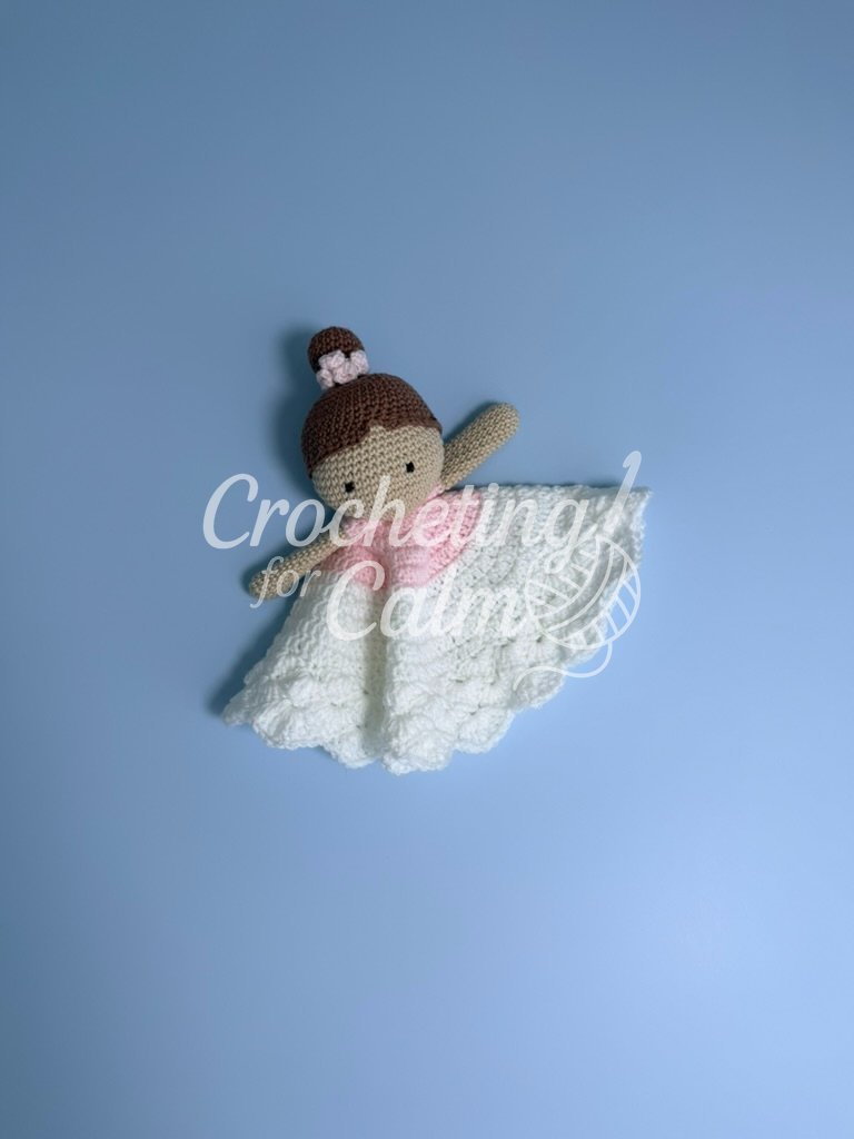 Ballerina Lovey Baby Blanket — crochet project