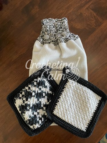 Towel Topper & Pot Holders