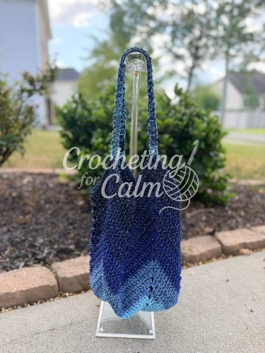 Sparkly Chevron Tulip Bag