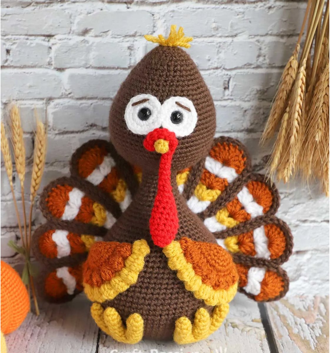 Crochet Turkey Amigurumi Pattern