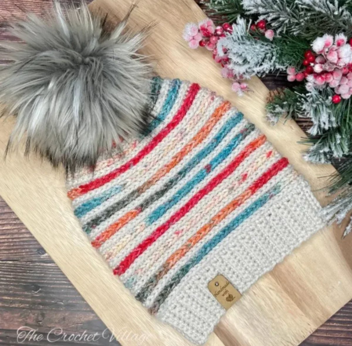 Fruit Striped Crochet Hat Pattern